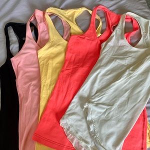 Lot of 5 Lululemon Cool Racerbacks